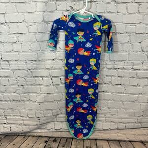 Kiki & Lulu Superhero Pattern Bamboo Knot Gown